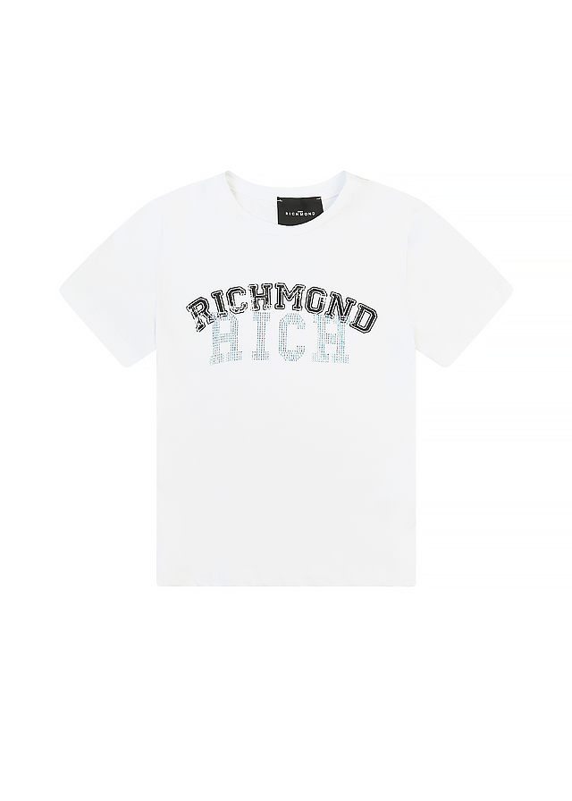 Футболка для дівчинки біла RICHMOND Італія