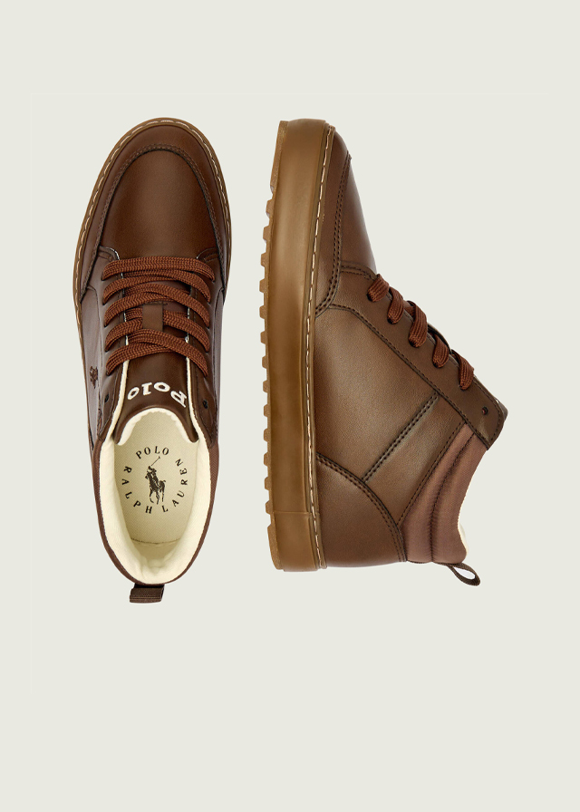Черевики для хлопчика коричневі POLO Ralph Lauren США