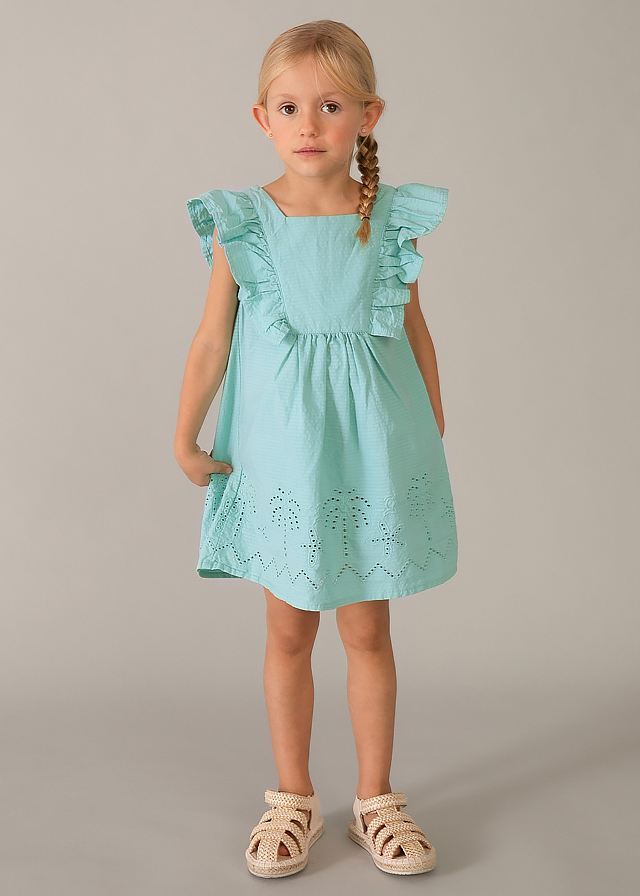 Сукня для дівчинки зелена Mayoral Іспанія