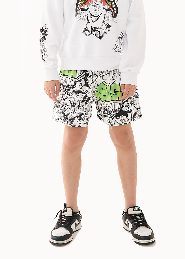 Шорти для хлопчика білі SPRAYGROUND США