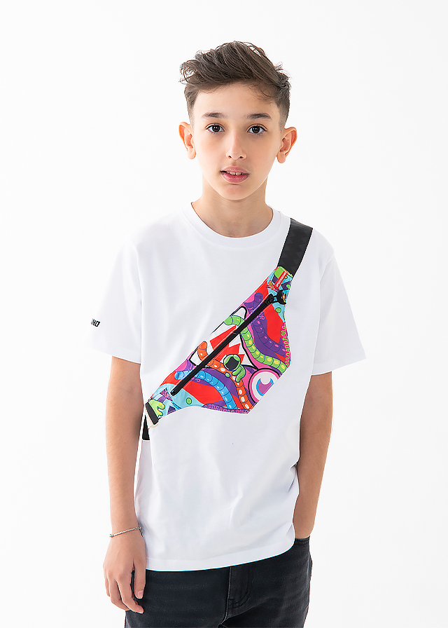 Футболка для хлопчика біла SPRAYGROUND США