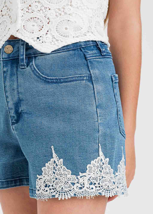 Шорты джинсові для девочки синие TWINSET Италия