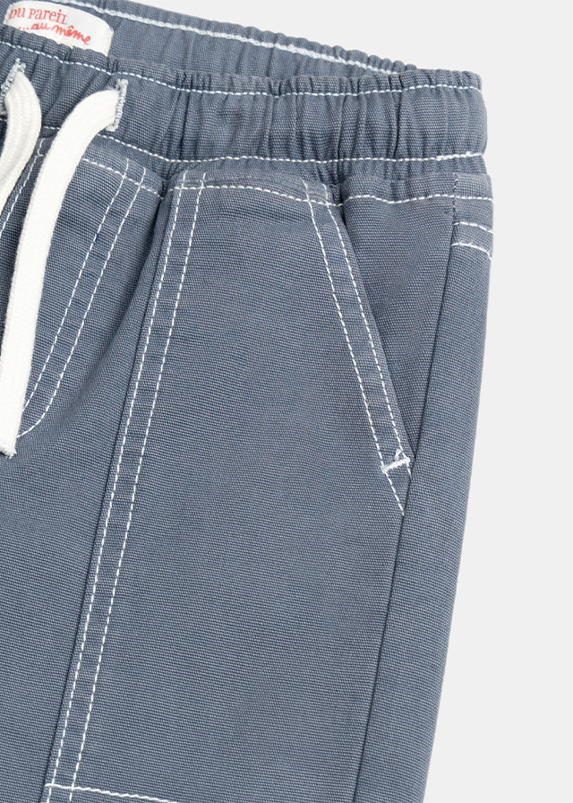 Брюки для мальчика серые Du pareil au meme Франция