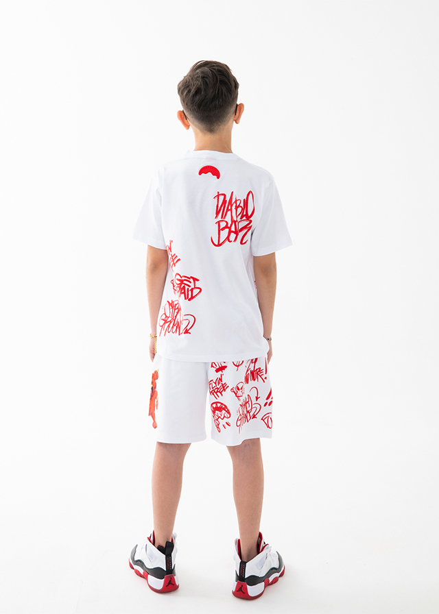 Шорти для хлопчика білі SPRAYGROUND США