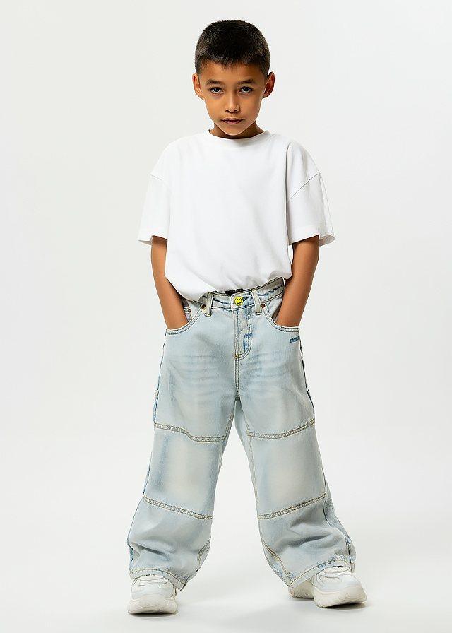 Брюки Джинси для мальчика синие BARROW Kids Италия