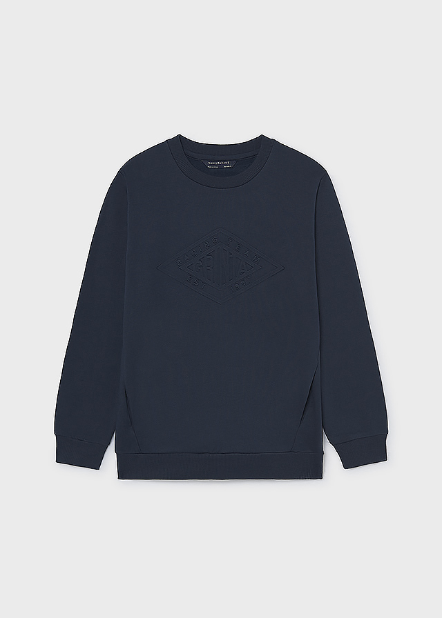 Пуловер (легке утеплення) для мальчика темно-синий Mayoral Испания