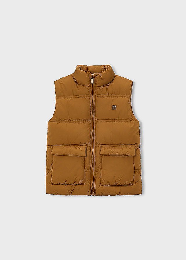 Жилет (флісова підкладка) для хлопчика бурштиновий Mayoral Іспанія
