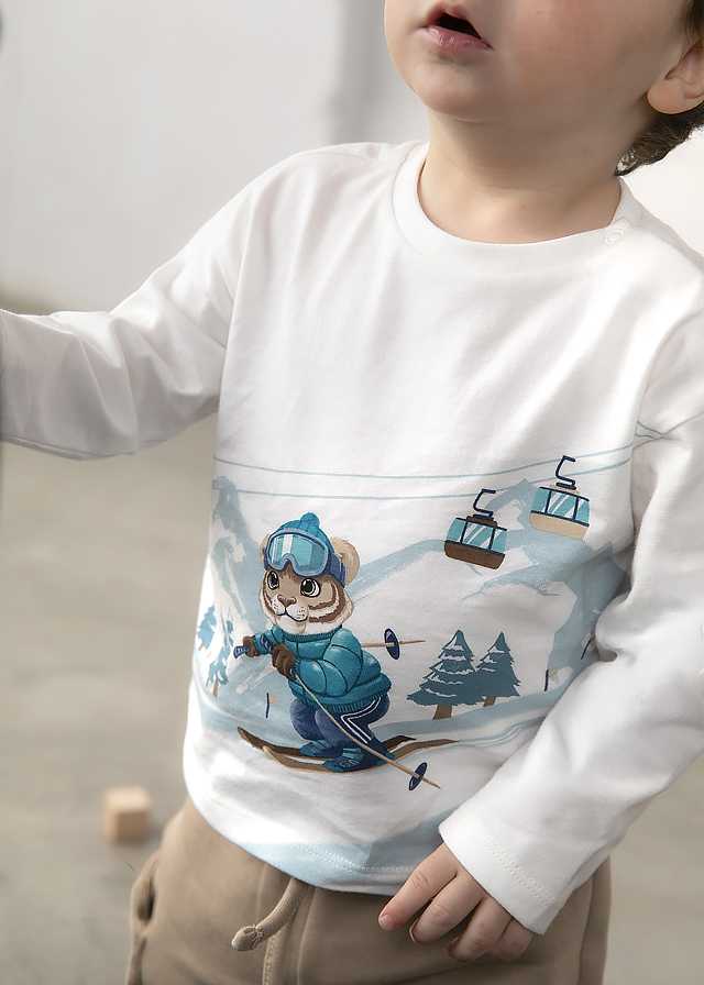 Джемпер для хлопчика білий Mayoral Іспанія