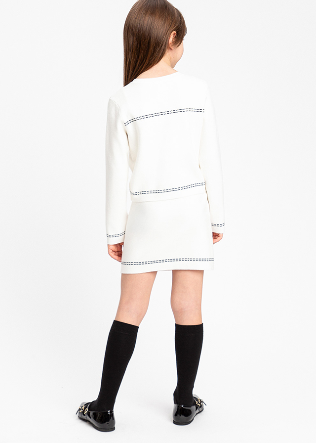Кофта для дівчинки кремова TWINSET Італія