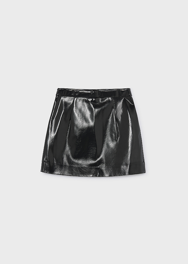 Спідниця Еко шкіра для дівчинки чорна Mayoral Іспанія