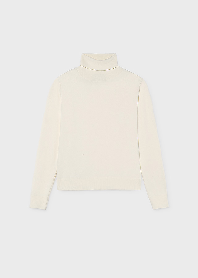 Светр Гольф для дівчинки кремовий Mayoral Іспанія