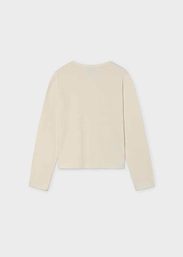 Джемпер для девочки кремовый Mayoral Испания