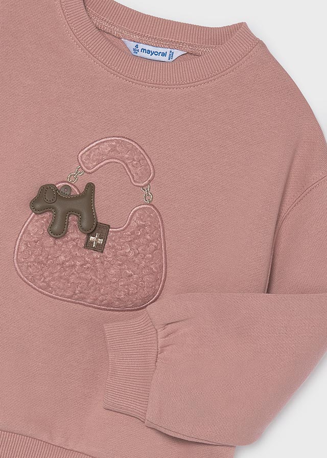 Пуловер (легке утеплення) для дівчинки рожевий Mayoral Іспанія