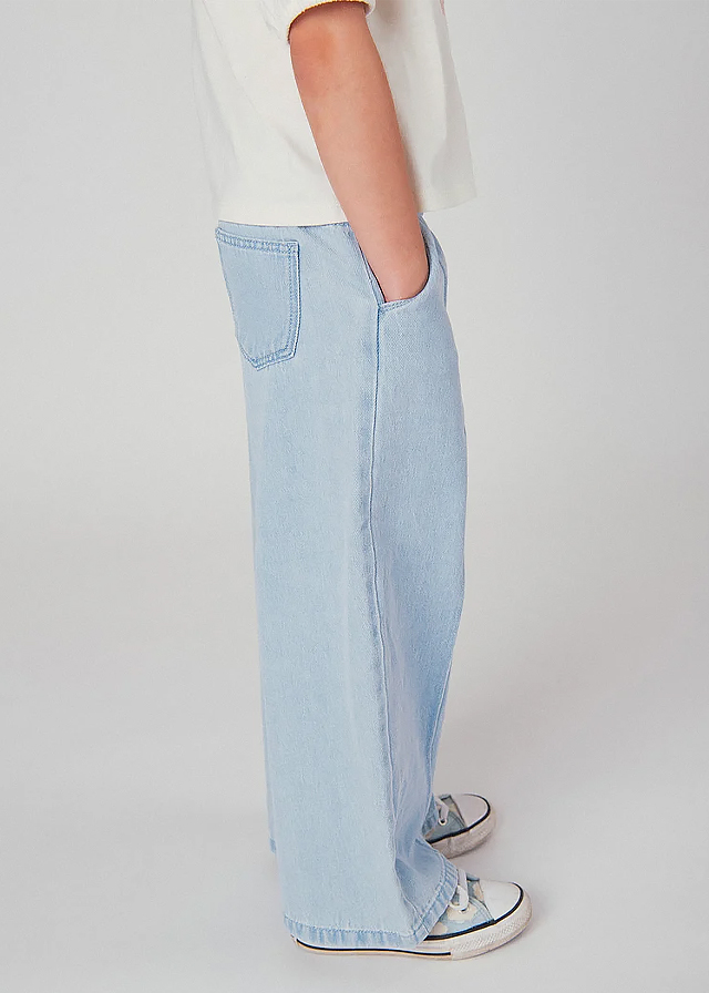 Штани Джинси для дівчинки блакитні Du pareil au meme Франція