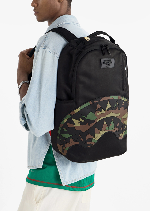 Рюкзак 46см х 15см х 29см для мальчика черный SPRAYGROUND США