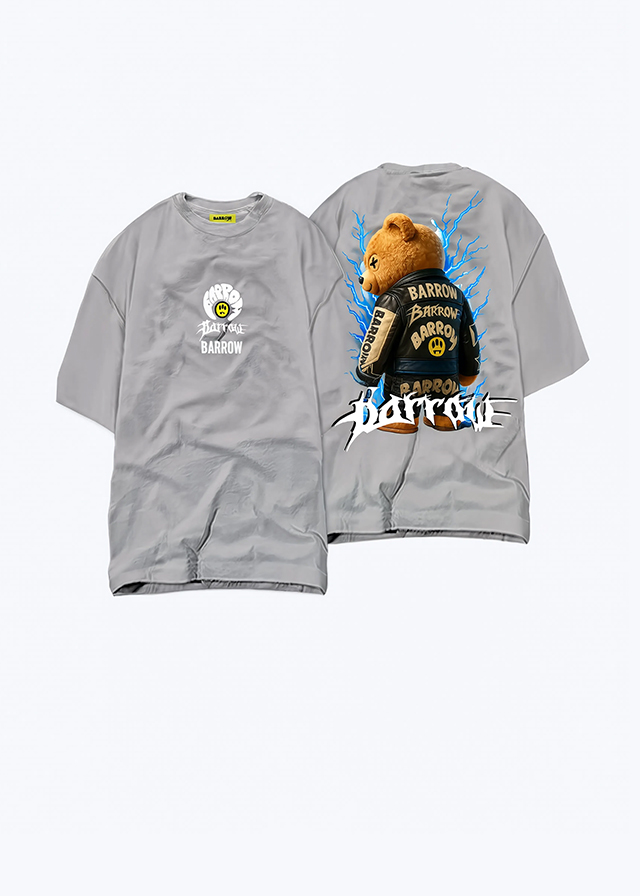 Футболка для мальчика серая BARROW Kids Италия