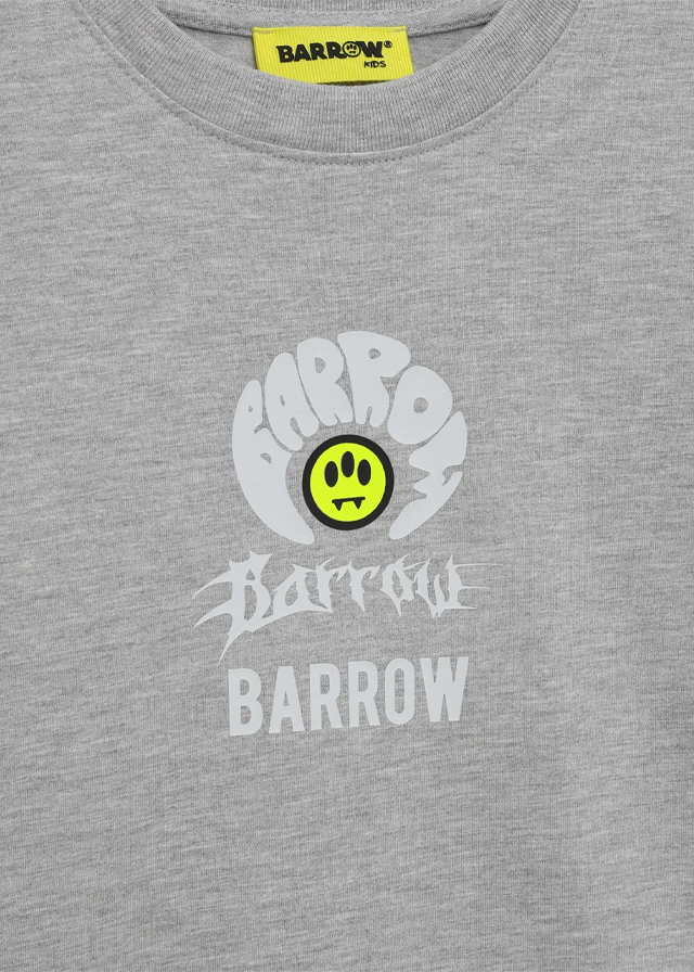 Футболка для мальчика серая BARROW Kids Италия