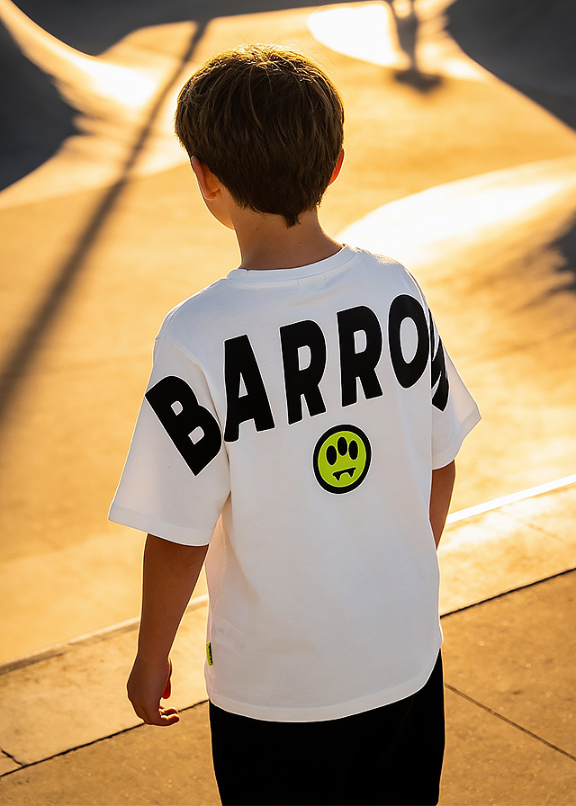 Футболка для хлопчика бежева BARROW Kids Італія