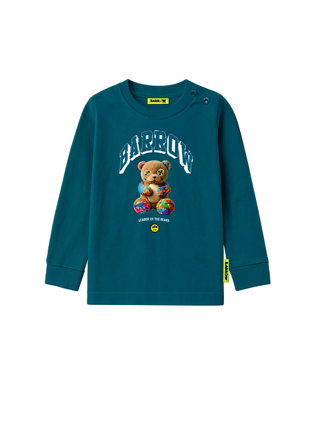 Джемпер для мальчика бирюзовый BARROW Kids Италия