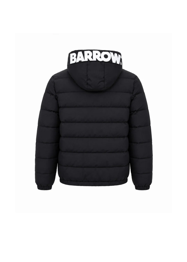 Куртка з капюшоном для хлопчика чорна BARROW Kids Італія