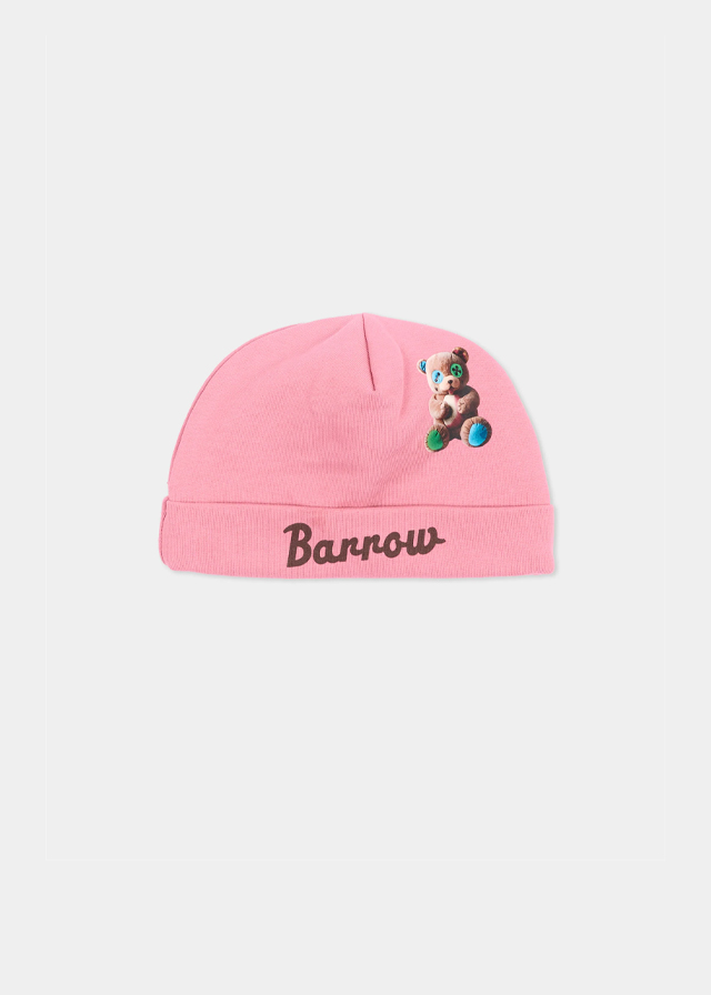 Шапка для девочки розовая BARROW Kids Италия