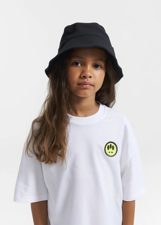 Футболка для дівчинки біла BARROW Kids Італія