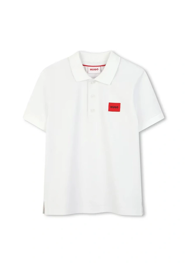 Футболка POLO для хлопчика біла HUGO Німеччина