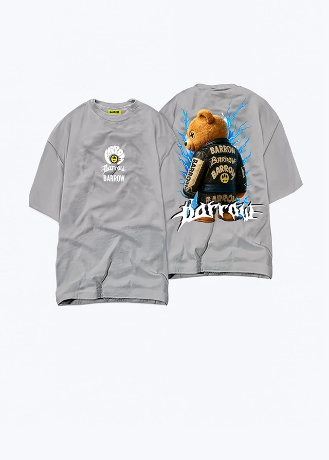 Футболка для мальчика серая BARROW Kids Италия